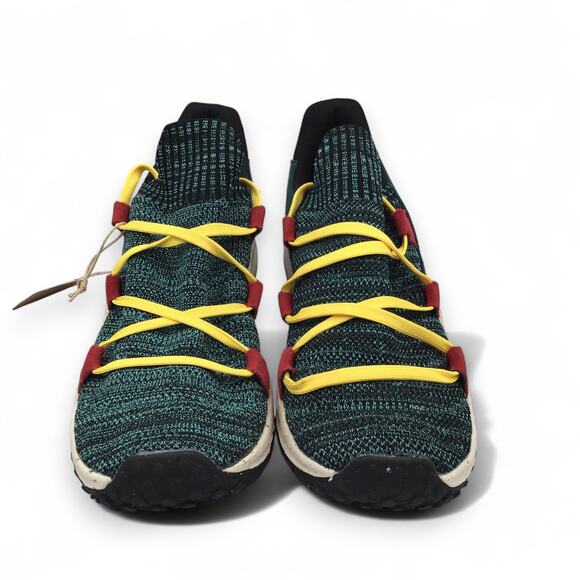 Holo Maverick Eco Knit Sneakers Green Yellow Red Size 12 Men’s Sustainable - Picture 2 of 9